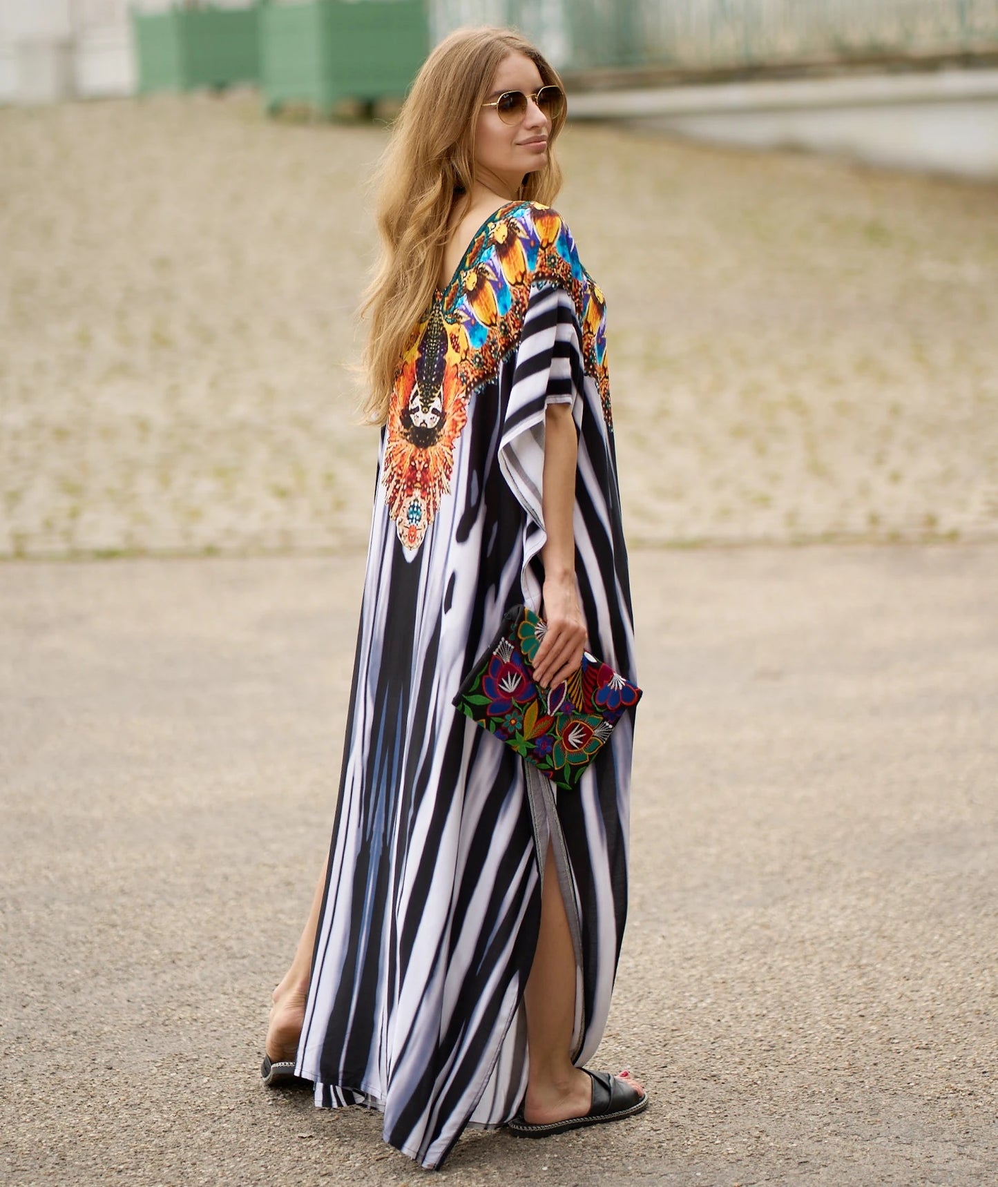 Women Plus Size Kraftan Beach Party Casual Long Maxi Dress