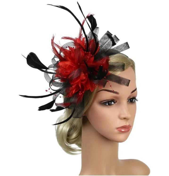 Women Fascinator Cocktail Tea Party Wedding Christmas Gifts Halloween Costumes Hat