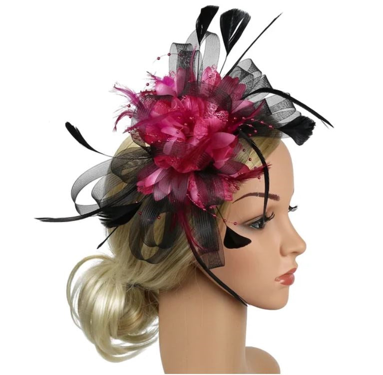 Women Fascinator Cocktail Tea Party Wedding Christmas Gifts Halloween Costumes Hat