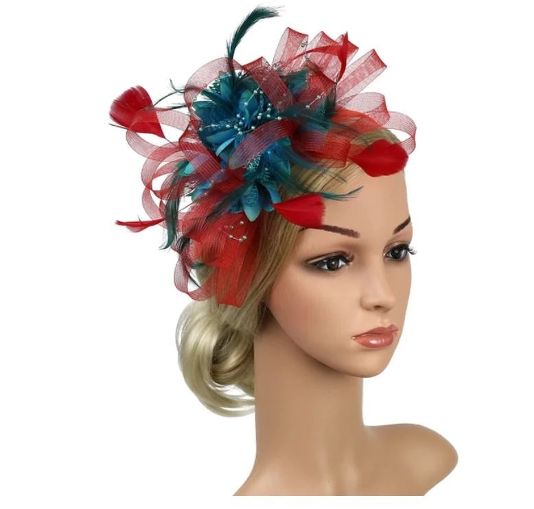 Women Fascinator Cocktail Tea Party Wedding Christmas Gifts Halloween Costumes Hat