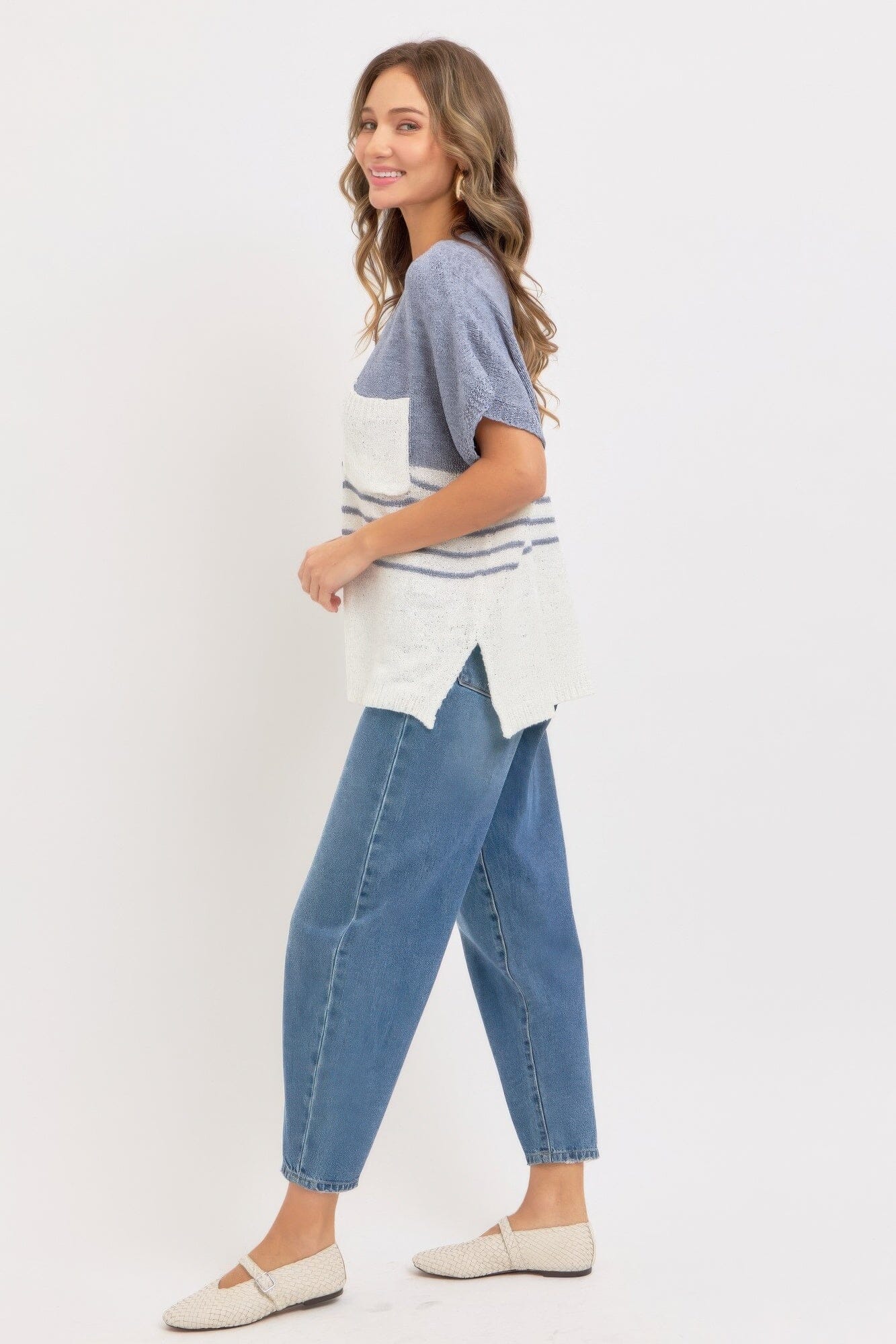 Casual Oversized Knit Top jehouze