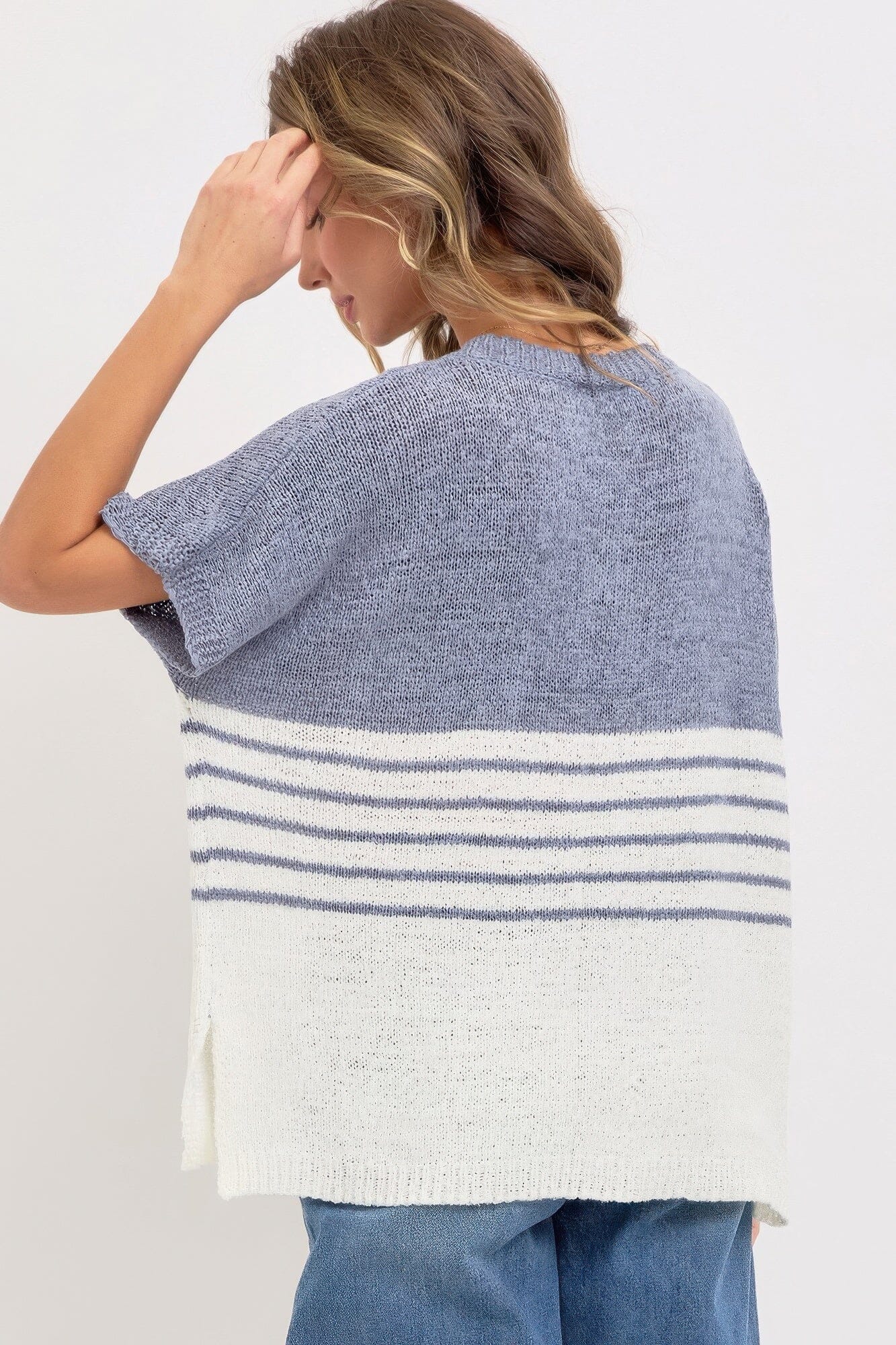 Casual Oversized Knit Top jehouze