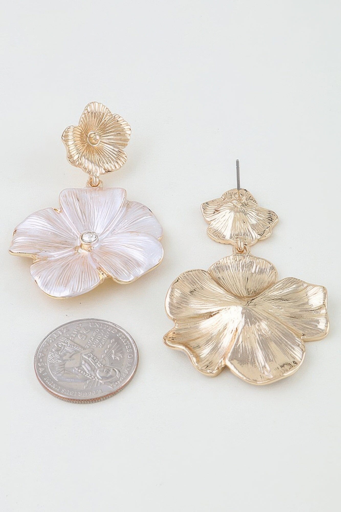 Classic Poppy Flower Drop Earrings Apparel & Accessories > Jewelry > Earrings jehouze