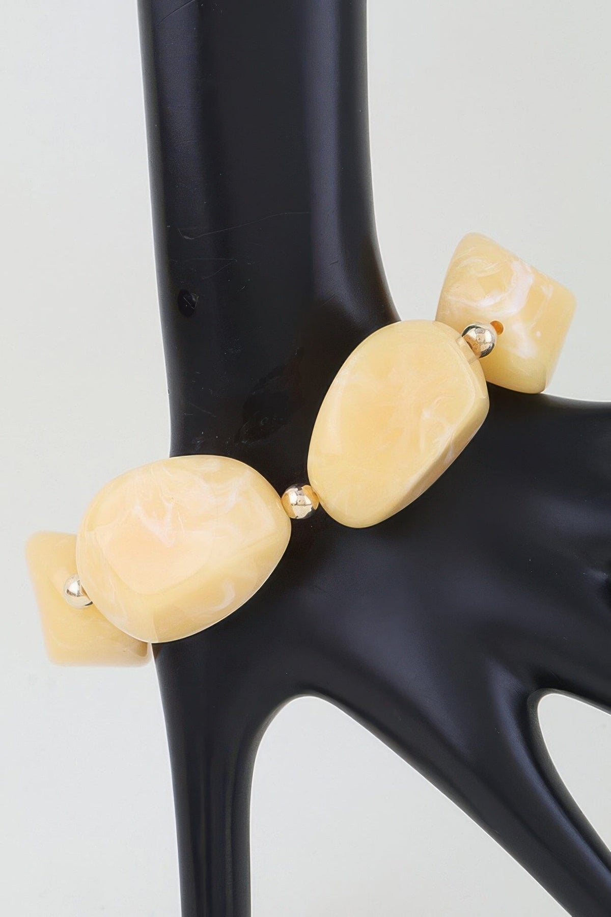 Multi Marble Stone Beaded Bracelet Bracelets jehouze Natural