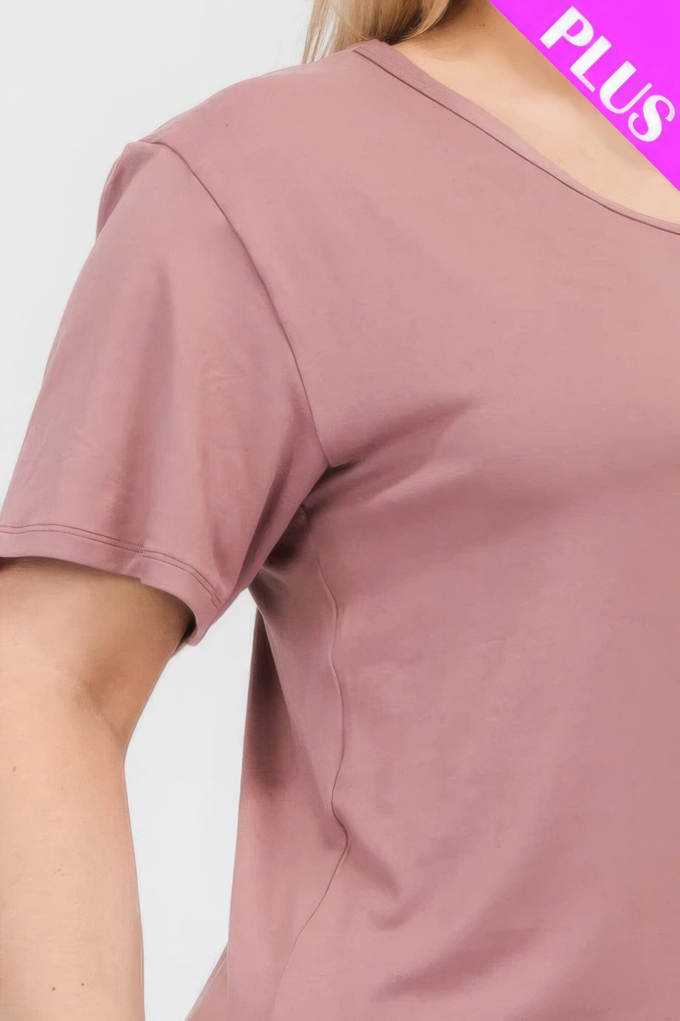Plus Size Basic Short Sleeve T-shirt Shirts & Tops jehouze