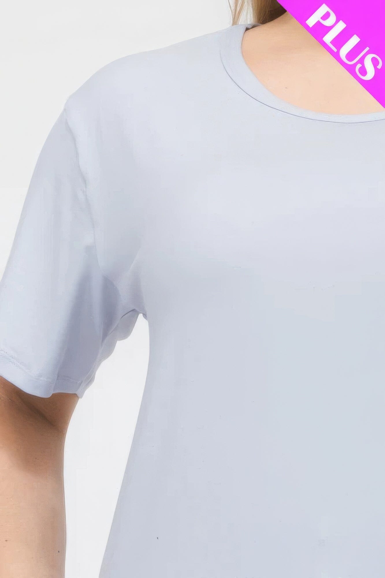 Plus Size Basic Short Sleeve T-shirt Shirts & Tops jehouze