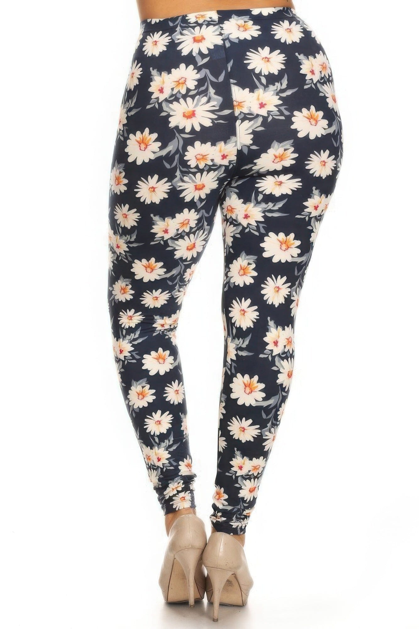 Plus Size Buttery Soft Print Leggings Pants jehouze