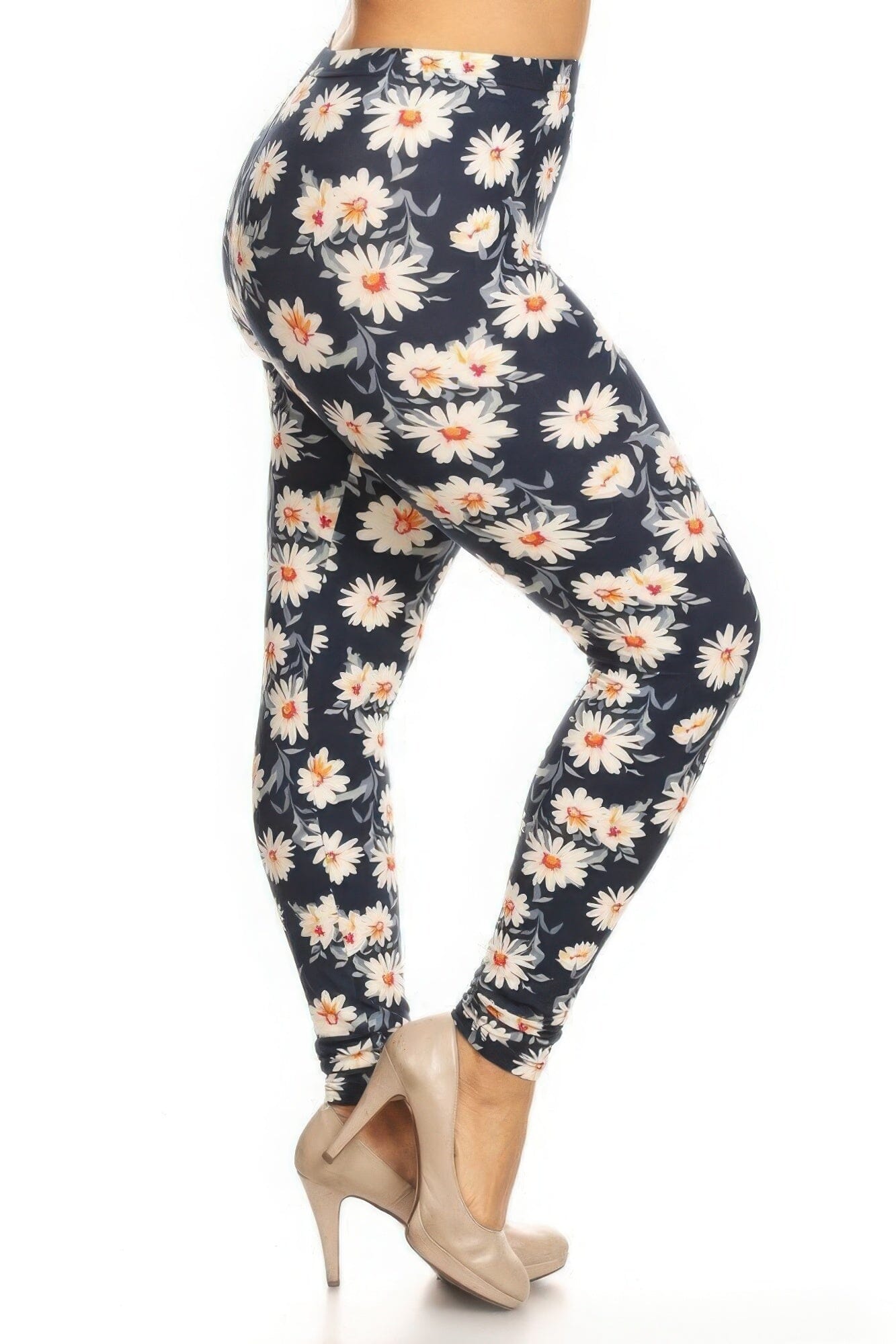 Plus Size Buttery Soft Print Leggings Pants jehouze