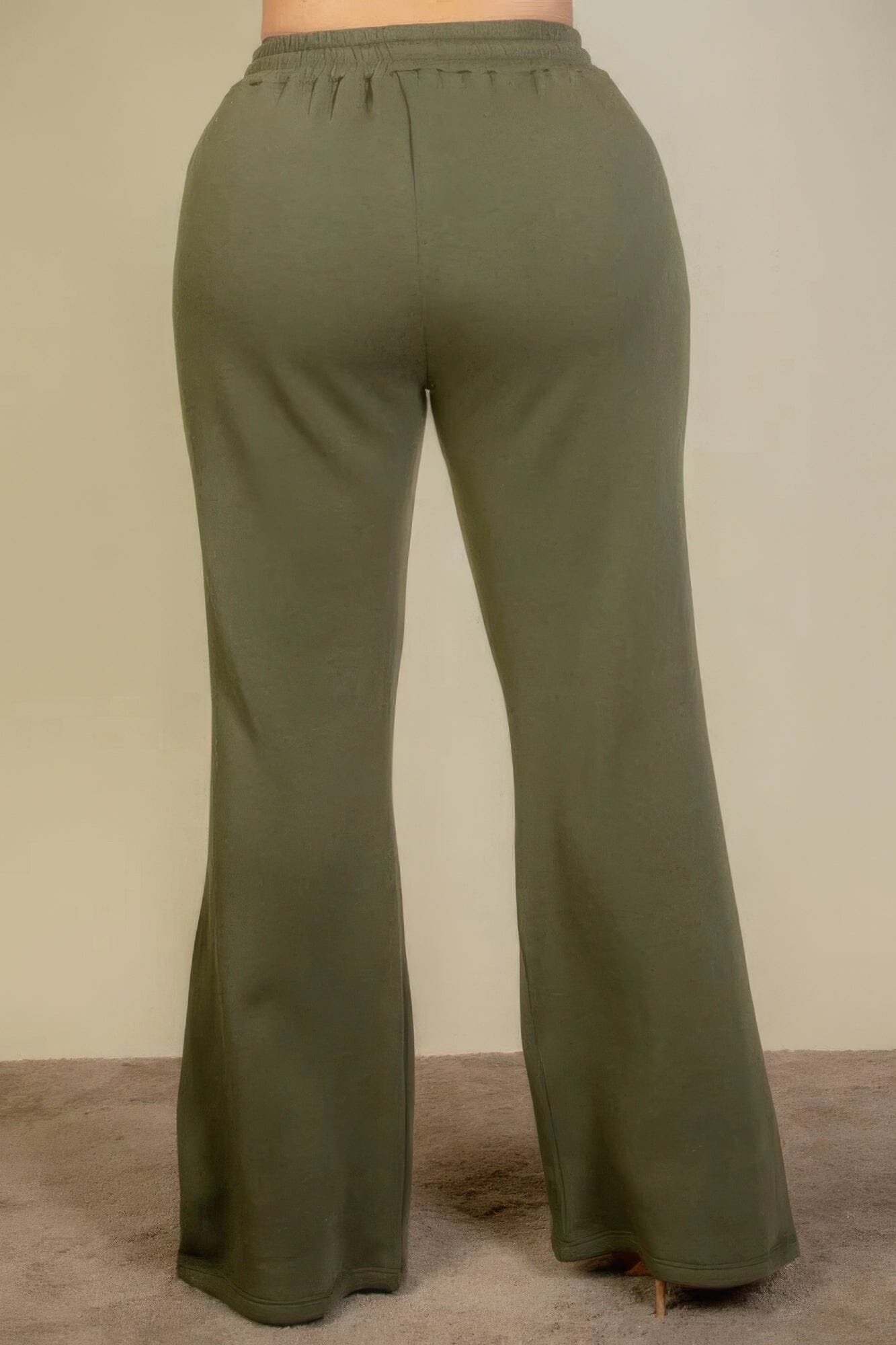 Plus Size Drawstring Waist Slant Pocket Sweatpants Pants jehouze