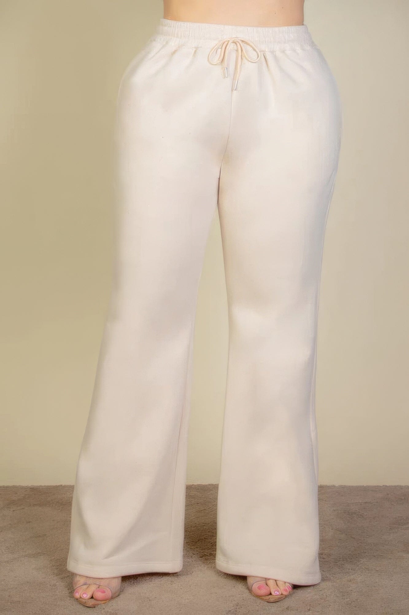 Plus Size Drawstring Waist Slant Pocket Sweatpants Pants jehouze