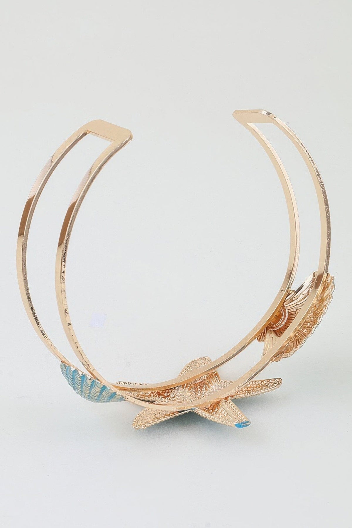 Under The Sea Open Arm Cuff Bracelets jehouze