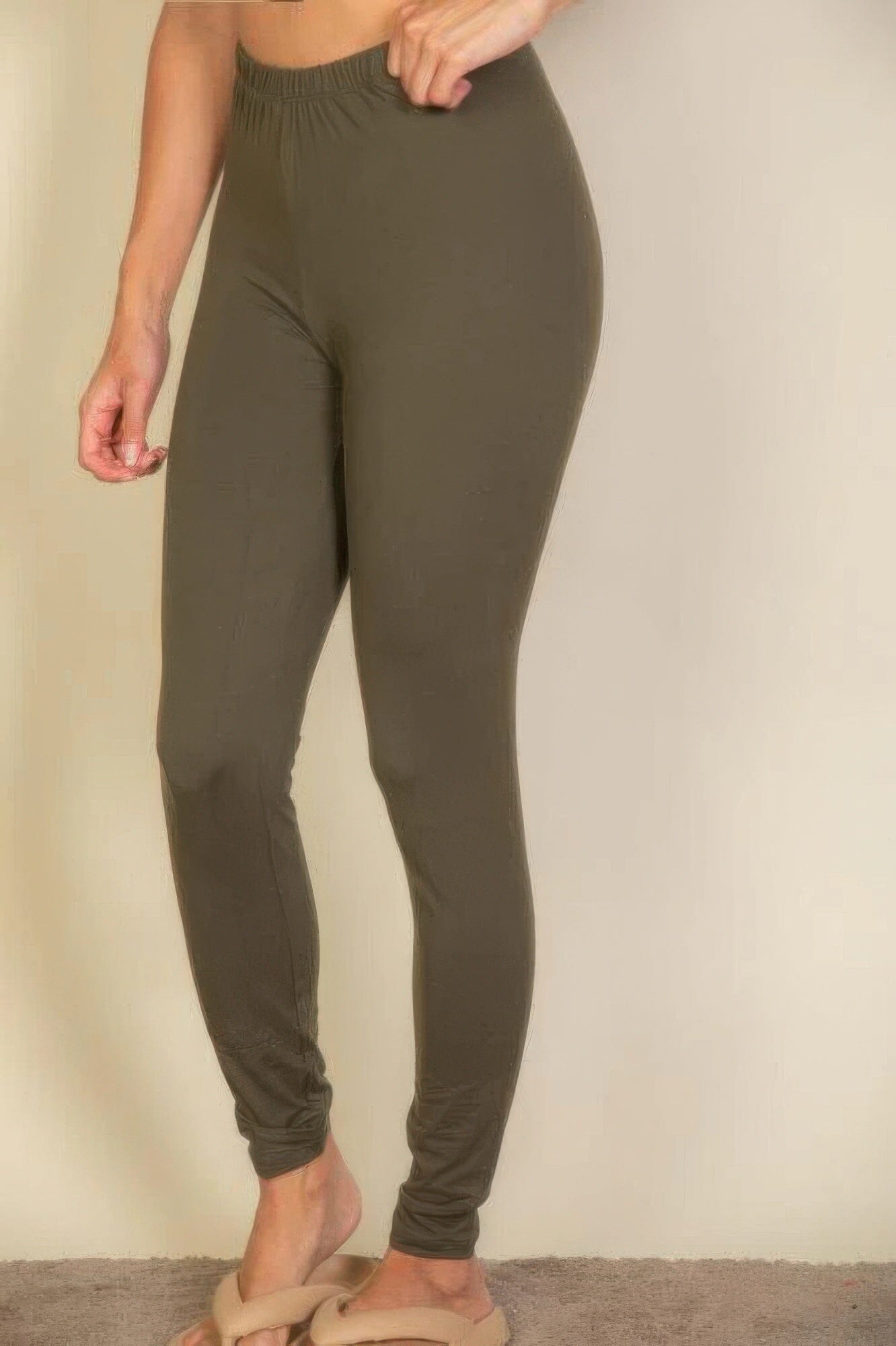 Women Basic Solid Leggings Pants jehouze
