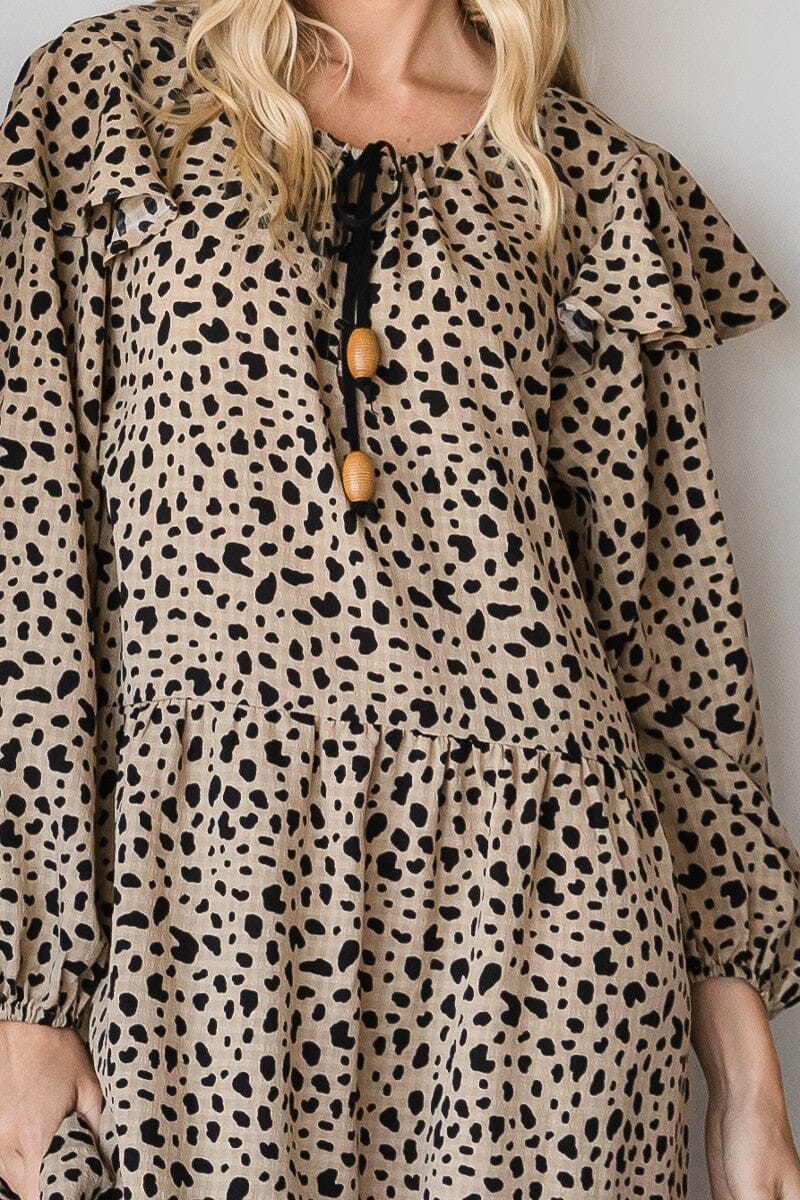 Women Bohemian Floral Long Sleeve Maxi Dress Dresses jehouze