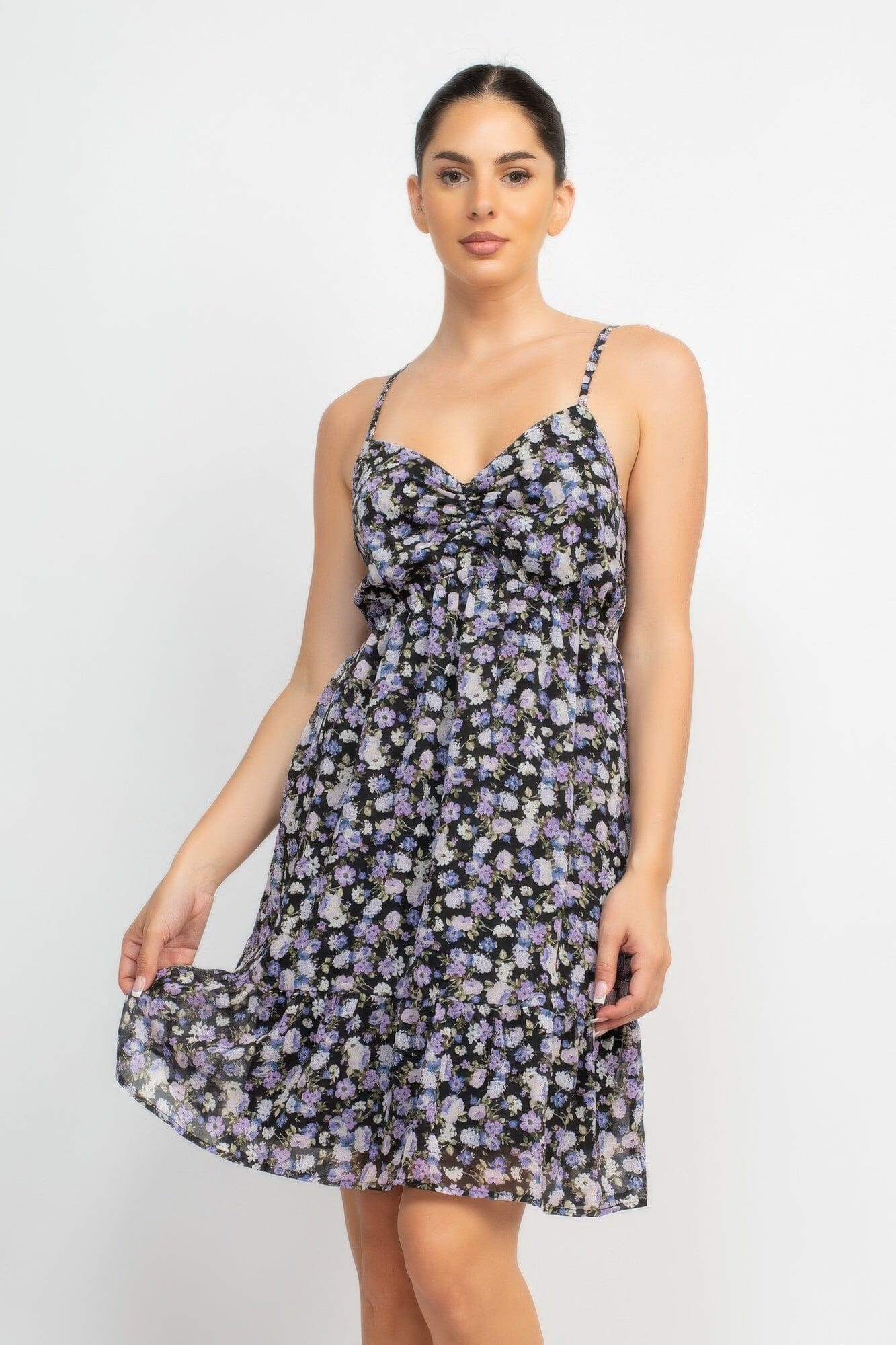 Women Double Strap Back Mini Dress Dresses jehouze