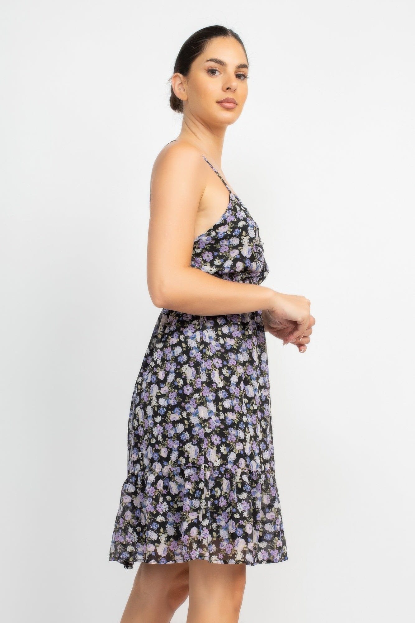 Women Double Strap Back Mini Dress Dresses jehouze