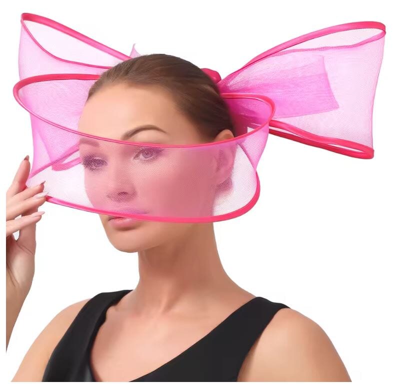 Women Elegant Bridal Church Party Fascinator Hat Hat jehouze Rose Red