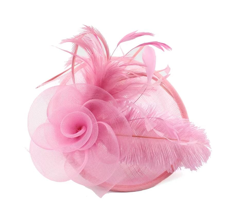 Women Fascinator Cocktail Tea Party Feather Vintage Headwear Fascinators jehouze