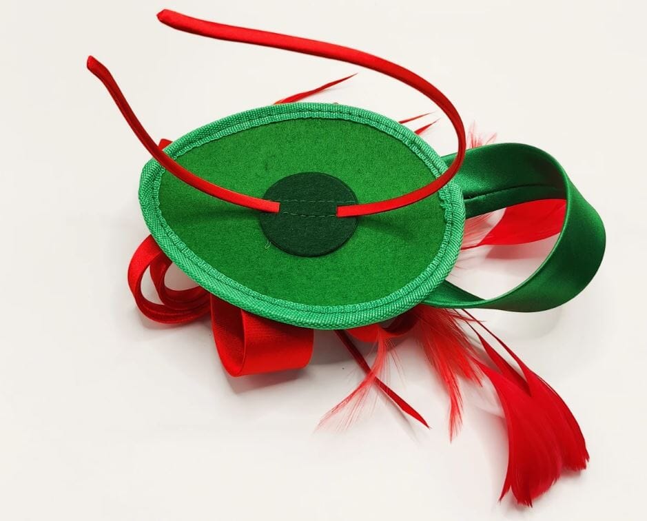 Women Fascinator Hair Clip Kentucky Headband Hat Wedding Cocktail Feather Ribbon Hat jehouze