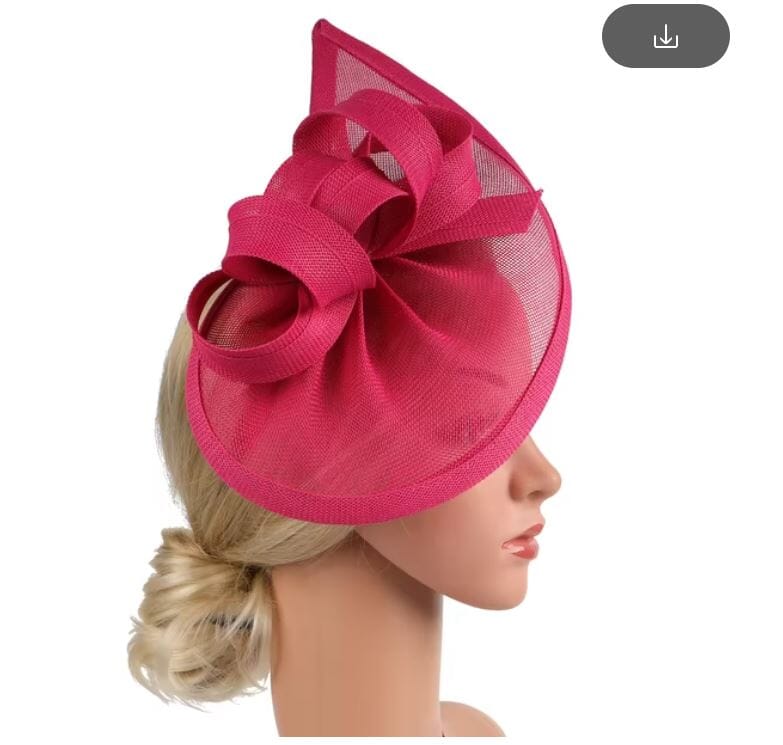 Women Fascinator Veil Fascinator Tea Party Bridal Wedding Pillbox Hat Hat jehouze Rose Red