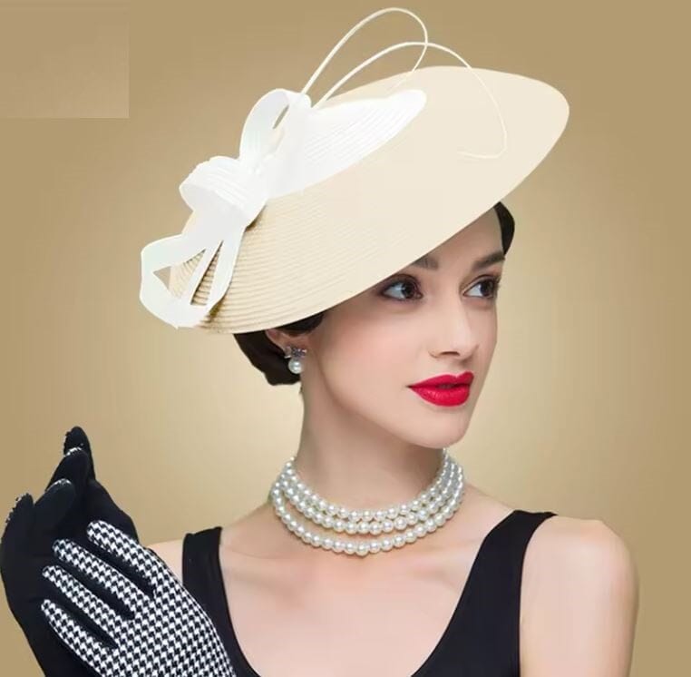 Women Fascinators Pillbox Wedding Straw Fedora Vintage Sinamay Hat Hat jehouze Khaki