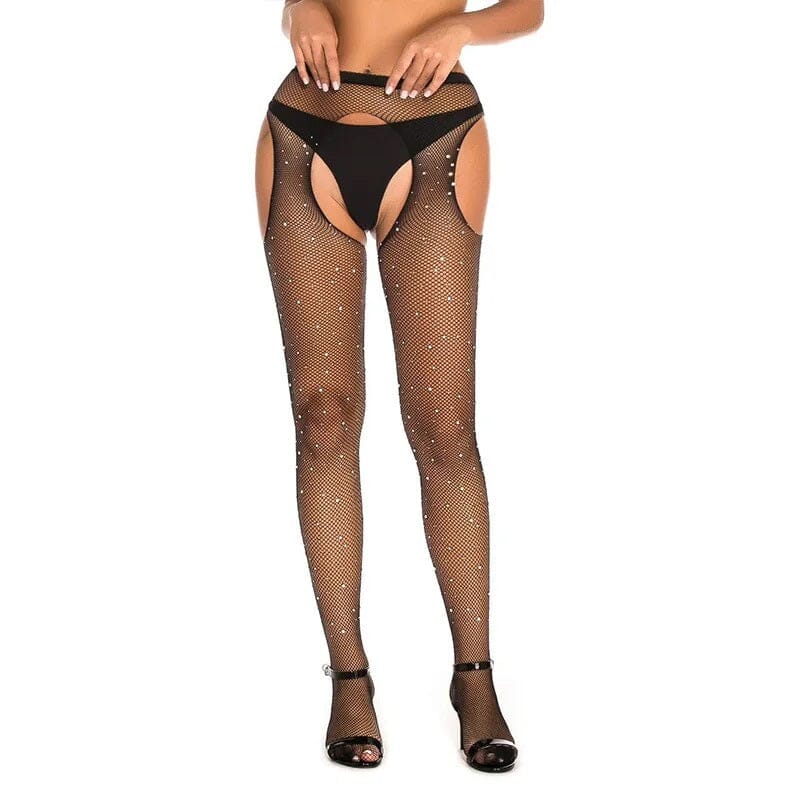 Women Fishnet Stockings High Waist Tights Leggings Pantyhose Lingerie jehouze