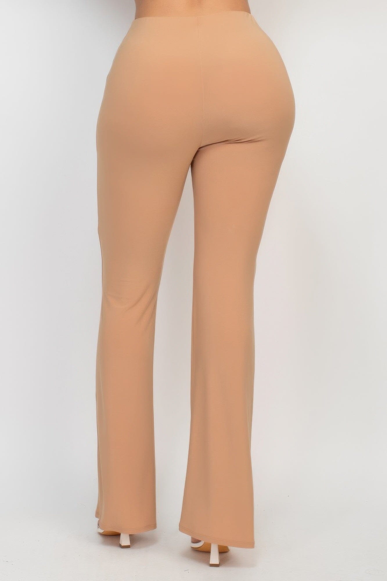 Women Fit And Flare Elastic Casual Pants Pants jehouze