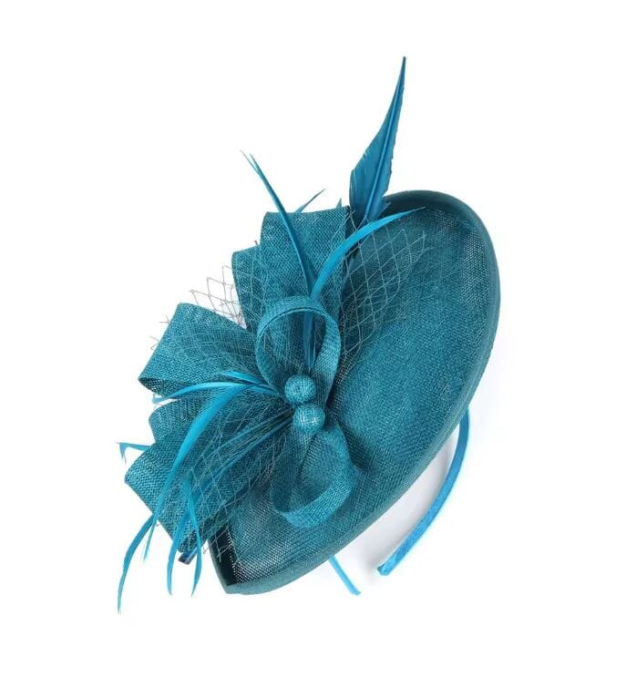 Women Kentucky Derby Fascinator Pillbox Tea Party Hat Hat jehouze Blue