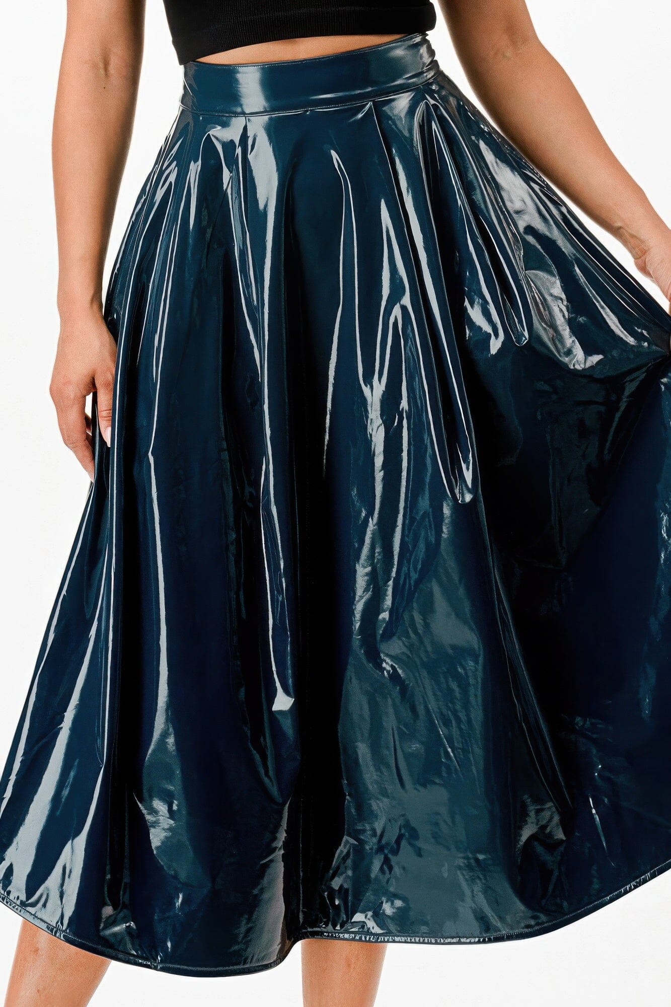 Women Midi Skirt With Pockets Skirts jehouze