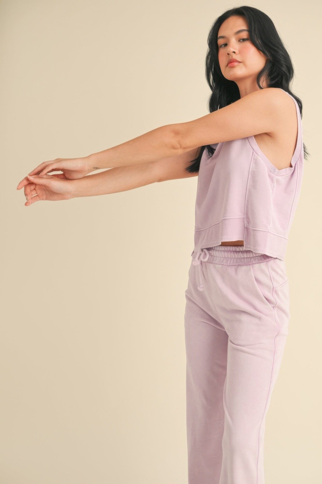 Women Mineral Wash Sleeveless Top Shirts & Tops jehouze