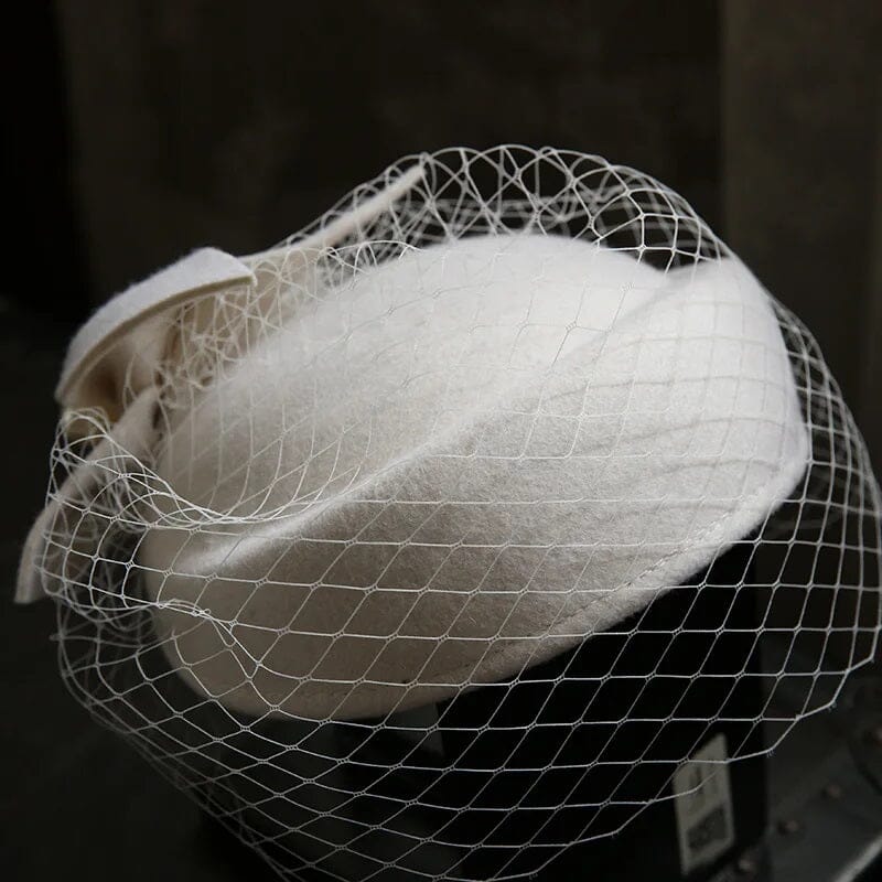 Women Pillbox Veil Wedding Church Cocktail Fedora Party Fascinator Hat Hat jehouze