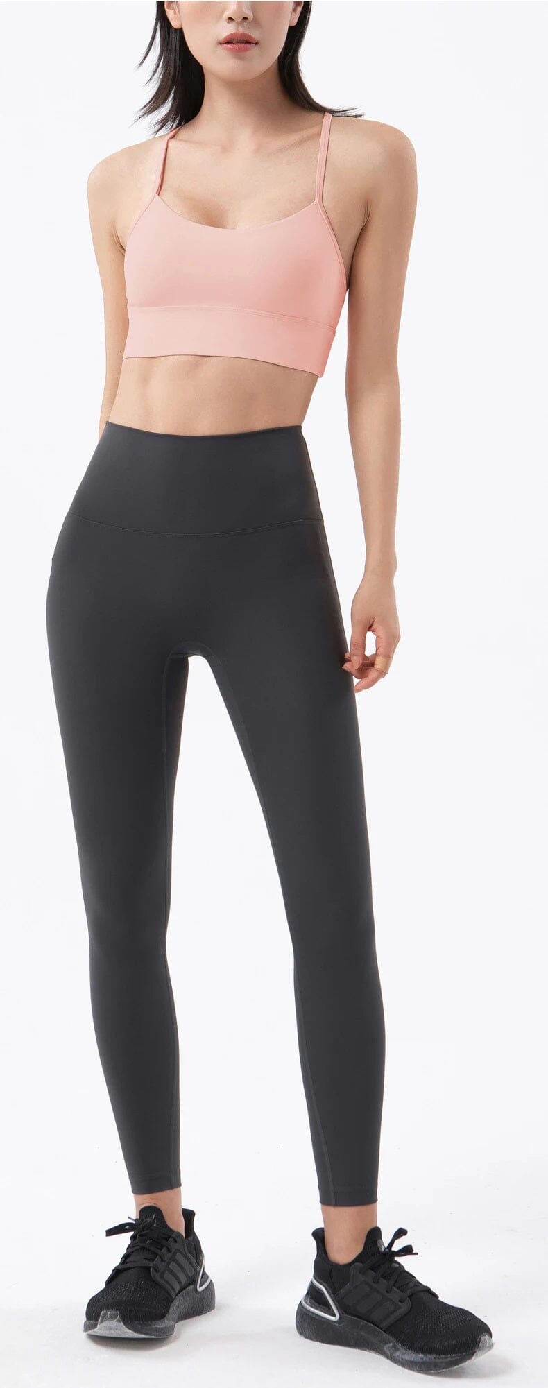 Women Removable Padded Yoga Y Back Spaghetti Thin Strap Workout Running Crop Activewear Top Activewear jehouze