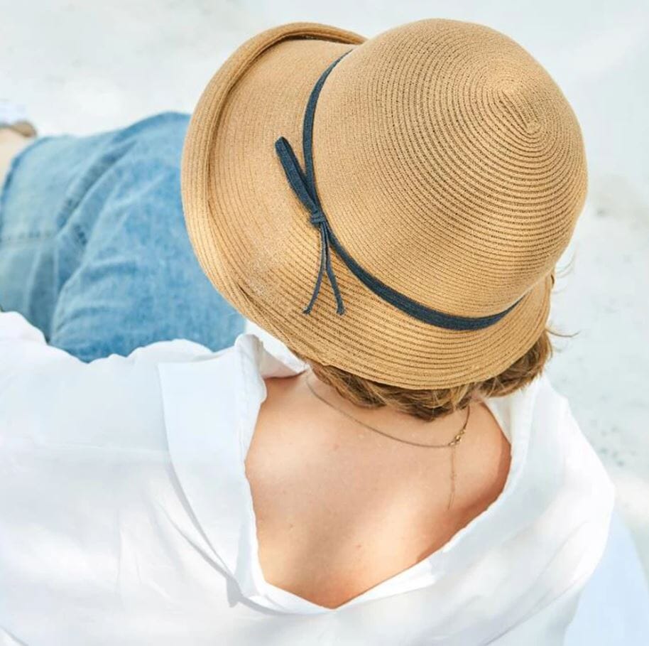 Women Summer Elegant Vintage Straw Beach Sun UV protection Boho Hat Hat jehouze
