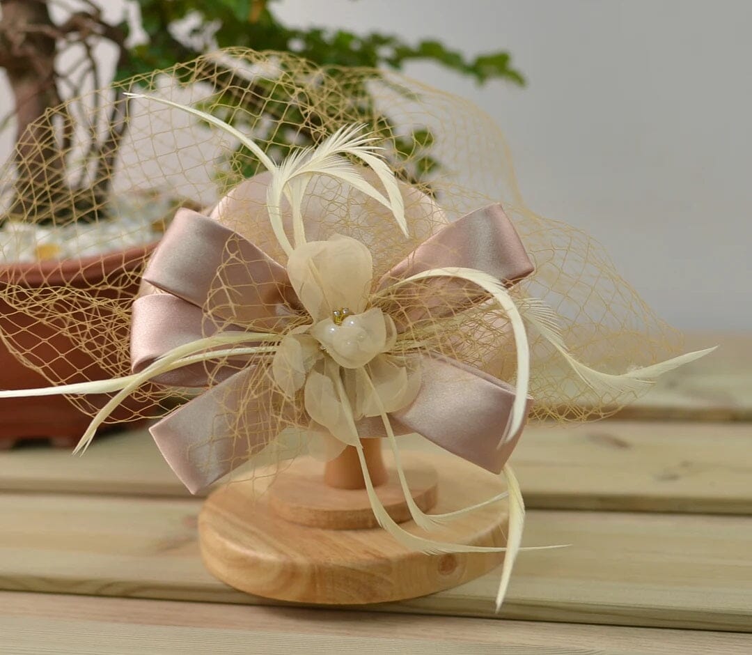 Women Vintage Pillbox Kentucky Derby Fascinator Flower Veil Wedding Tea Party Hat Hat jehouze