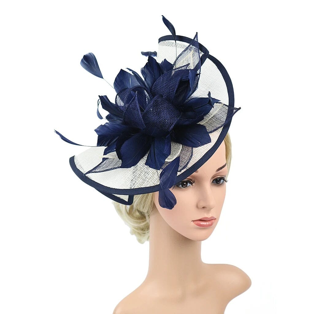 Women Wide Brim Kentucky Church Party Wedding Hat Fascinators jehouze