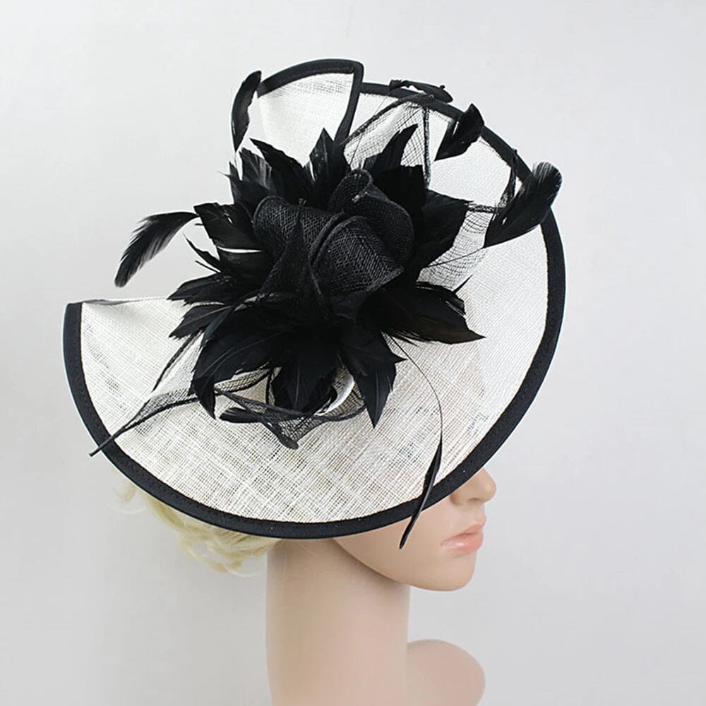 Women Wide Brim Kentucky Church Party Wedding Hat Fascinators jehouze