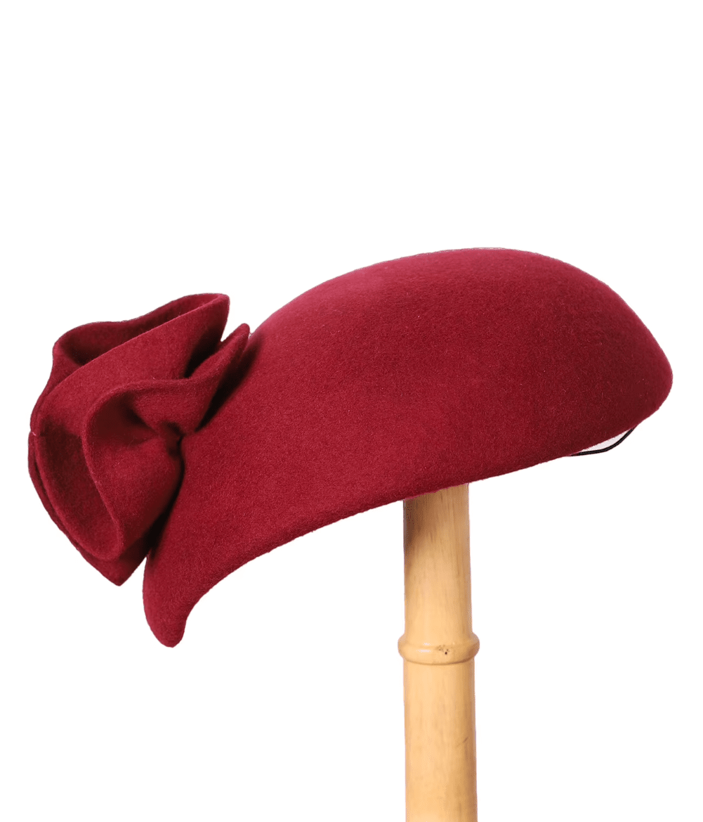 Women Wool Wedding Cocktail Tea party pillbox Fascinator Hat Hat jehouze