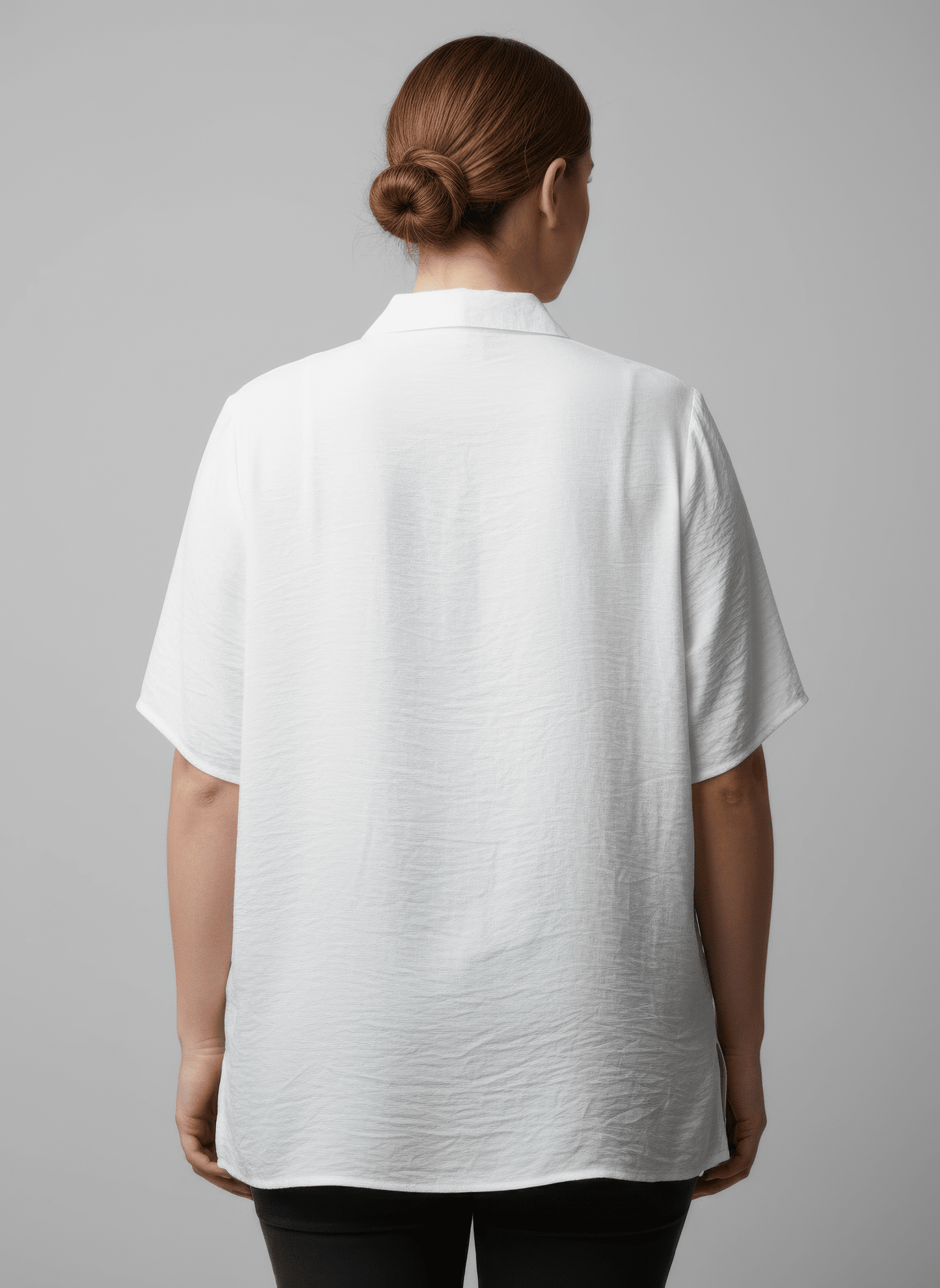 Women Zip-front Collared Utility Knit Top Shirts & Tops jehouze