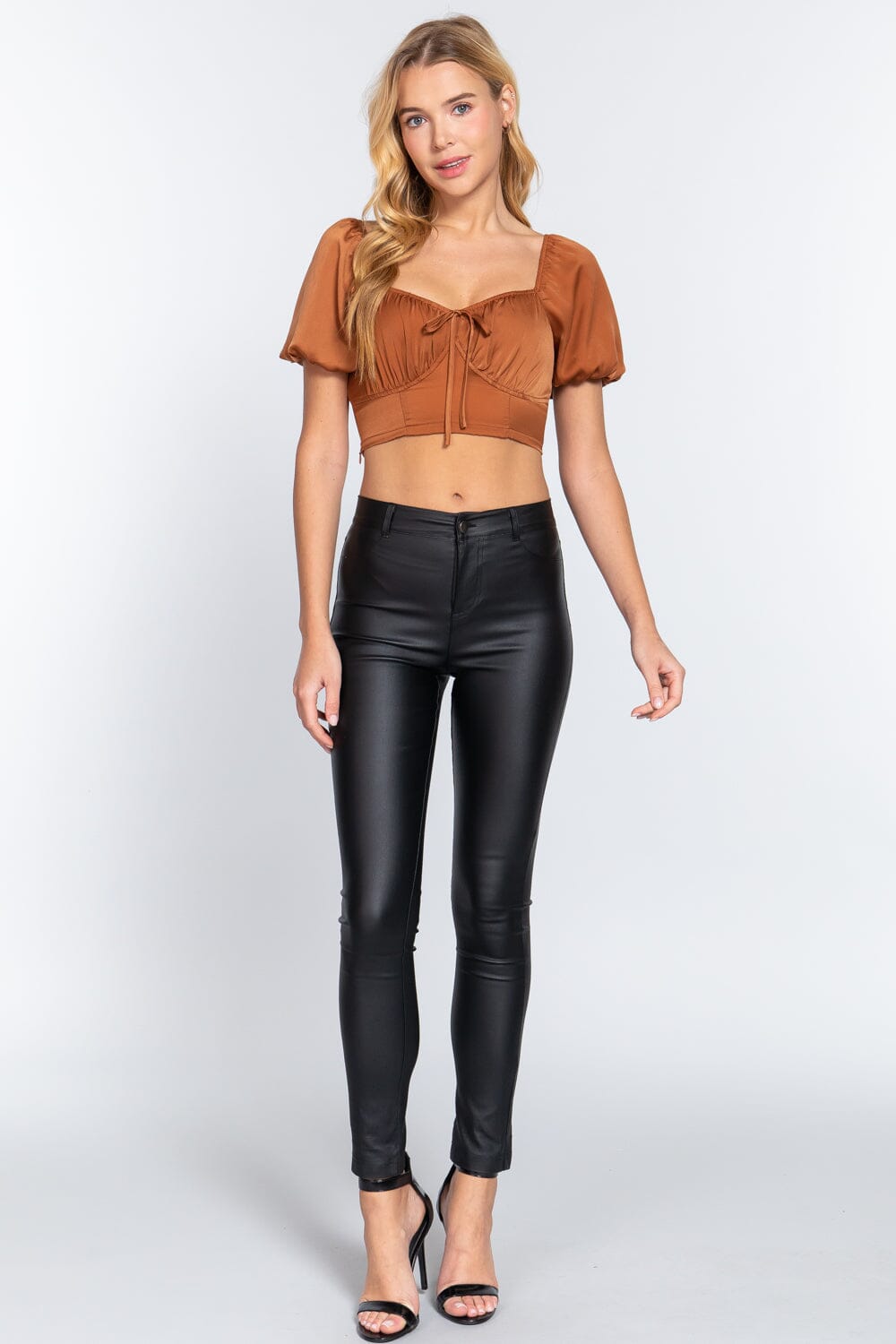 Rust Brown 3 Piece Tube Top Mini Skirt with Cardigan Sets – JeHouze.US