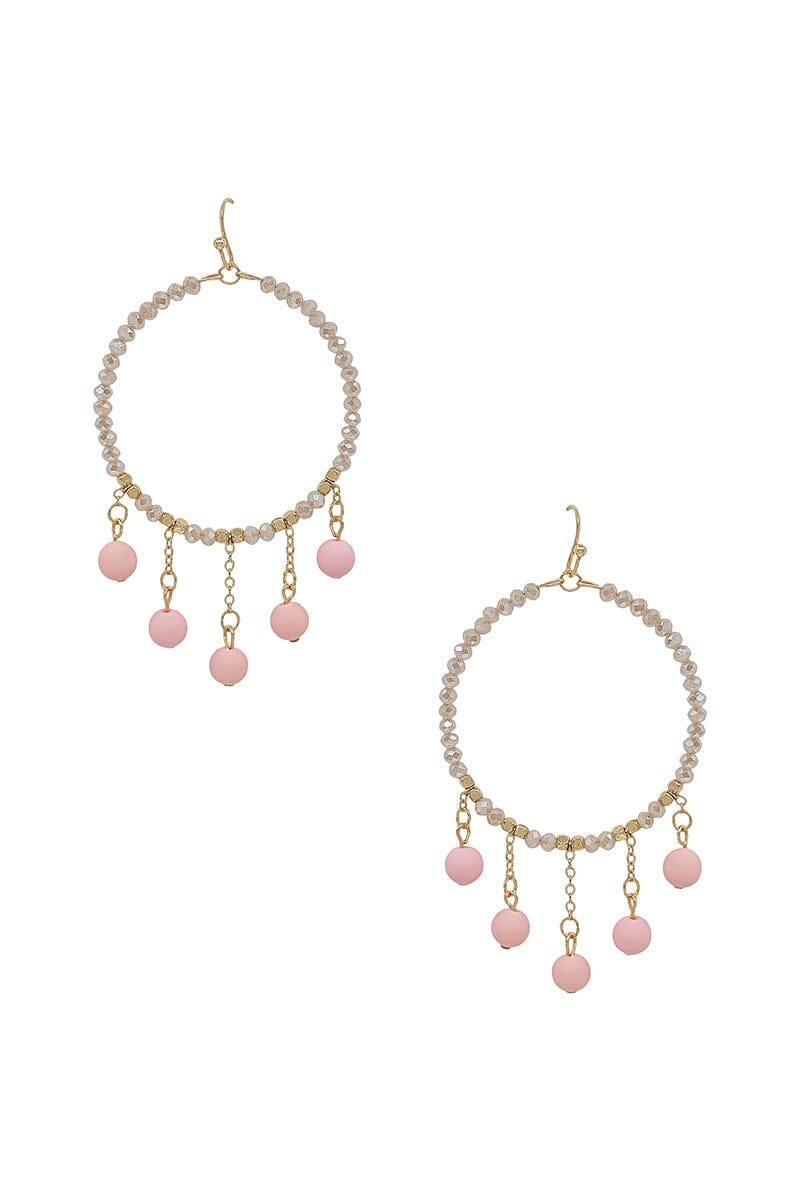 Clay Ball Charm Round Beads Earring_ Earrings jehouze