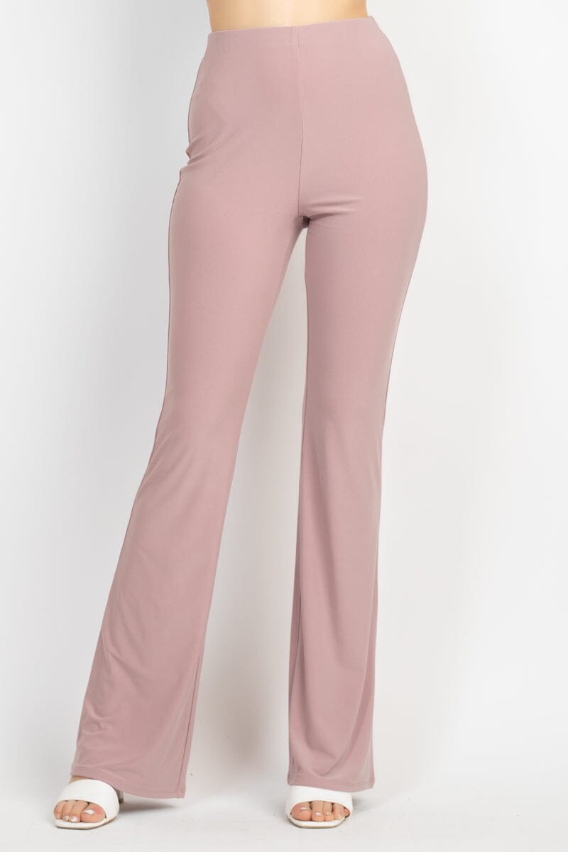 Coco Purple Solid Halter Top And Elastic Leggings Set_ Matching Sets jehouze