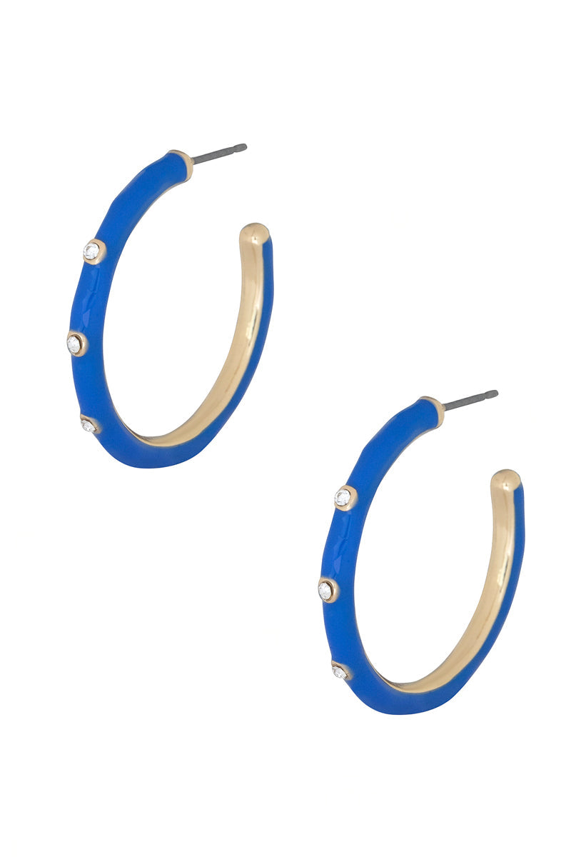 Color Metal Hoop Earring_ Apparel & Accessories > Jewelry > Earrings jehouze