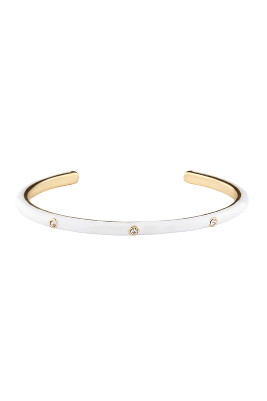 Color Metal Rhinestone Cuff Bracelet_ Bracelets jehouze