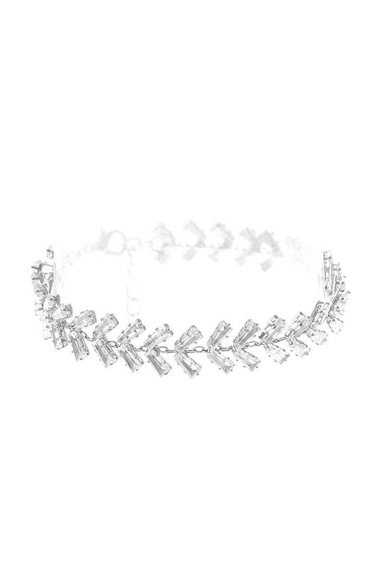 Crystal Baguette Trail Bracelet_ Bracelets jehouze