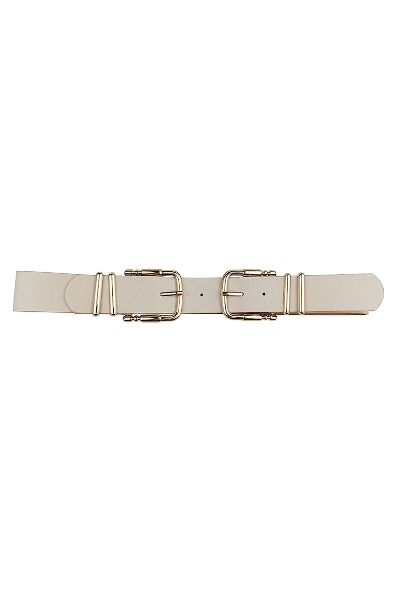 Double Sided Metal Smooth Buckle Belt Belts jehouze