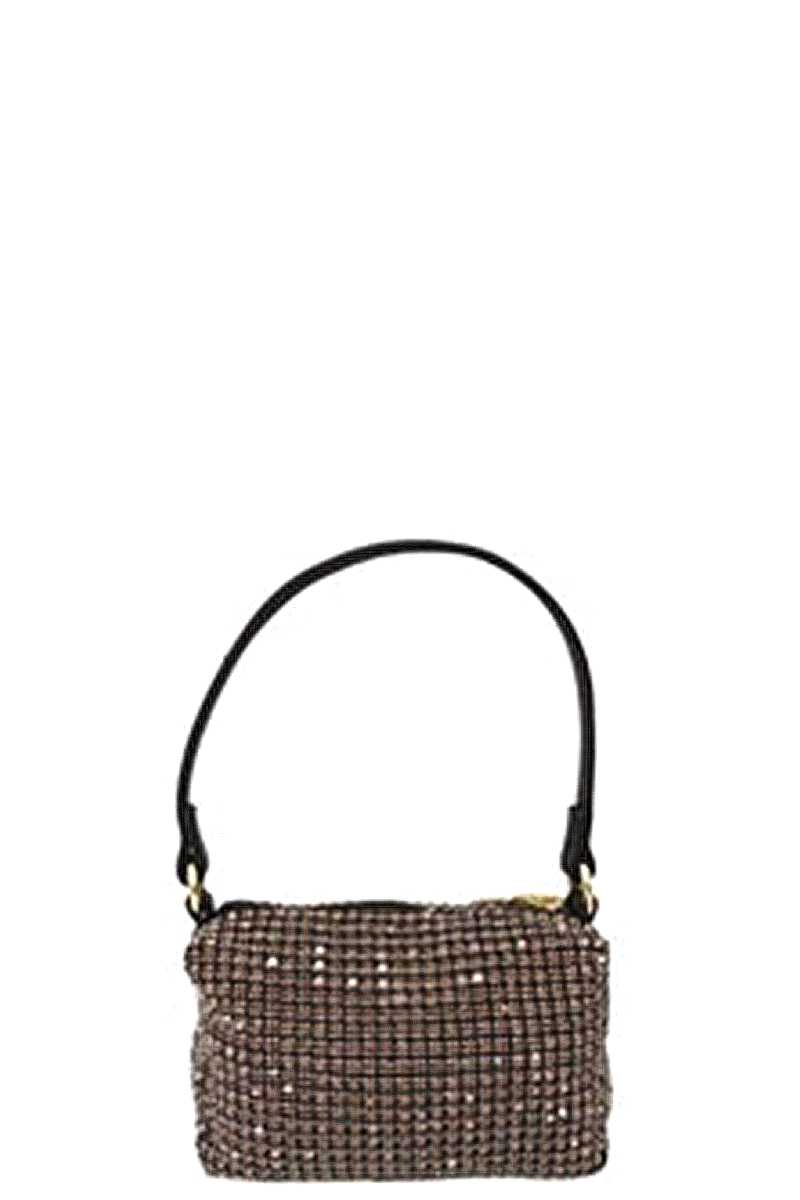 Fashion Chic Rhinestone Handle Clutch Bag Handbags & Purses jehouze