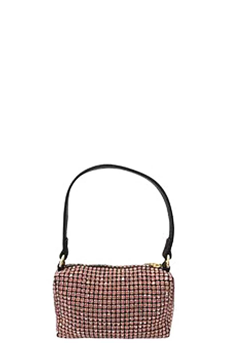 Fashion Chic Rhinestone Handle Clutch Bag Handbags & Purses jehouze