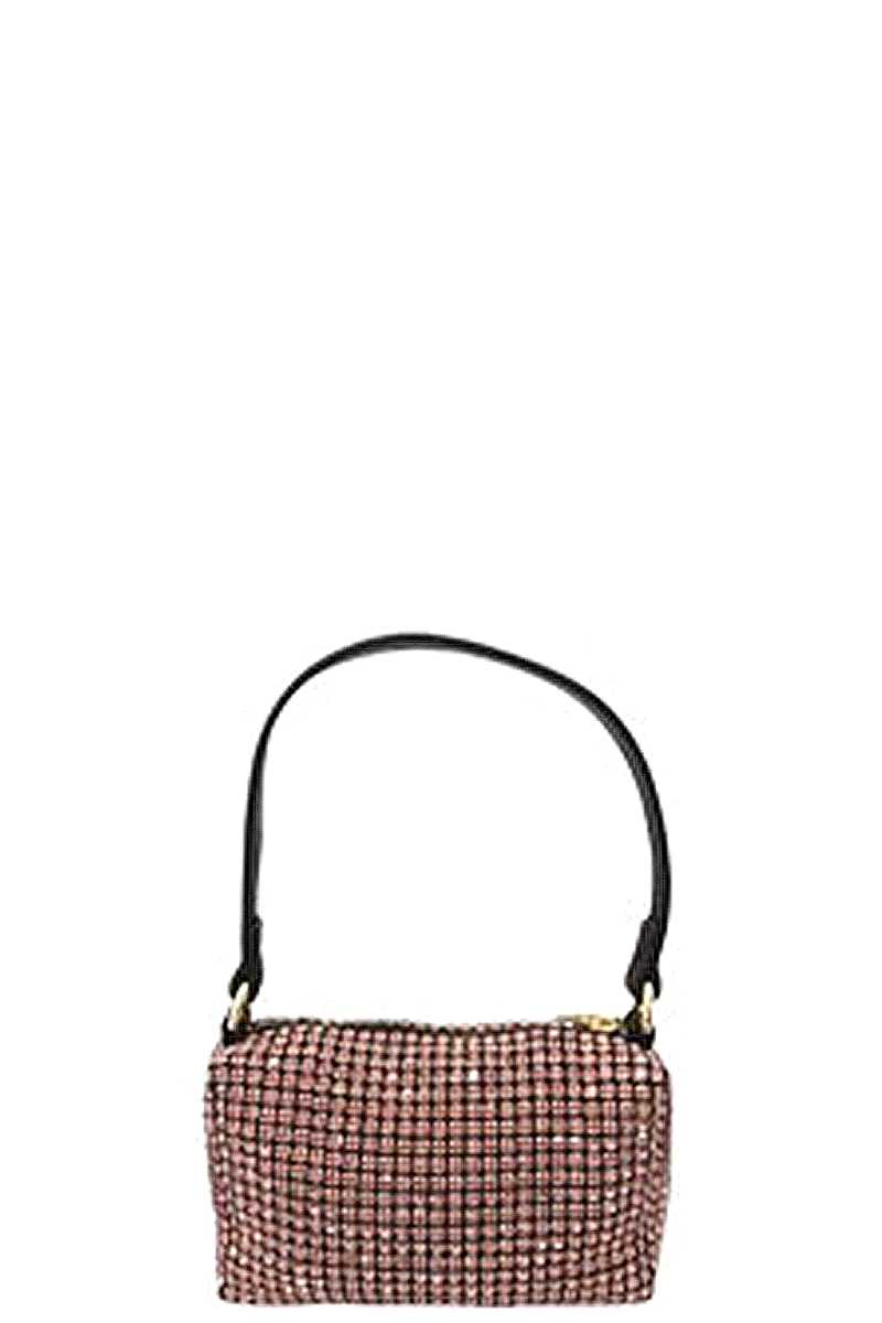 Fashion Chic Rhinestone Handle Clutch Bag Handbags & Purses jehouze 