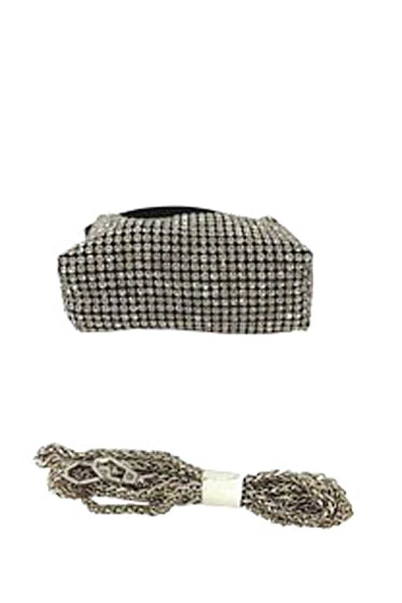 Fashion Chic Rhinestone Handle Clutch Bag Handbags & Purses jehouze