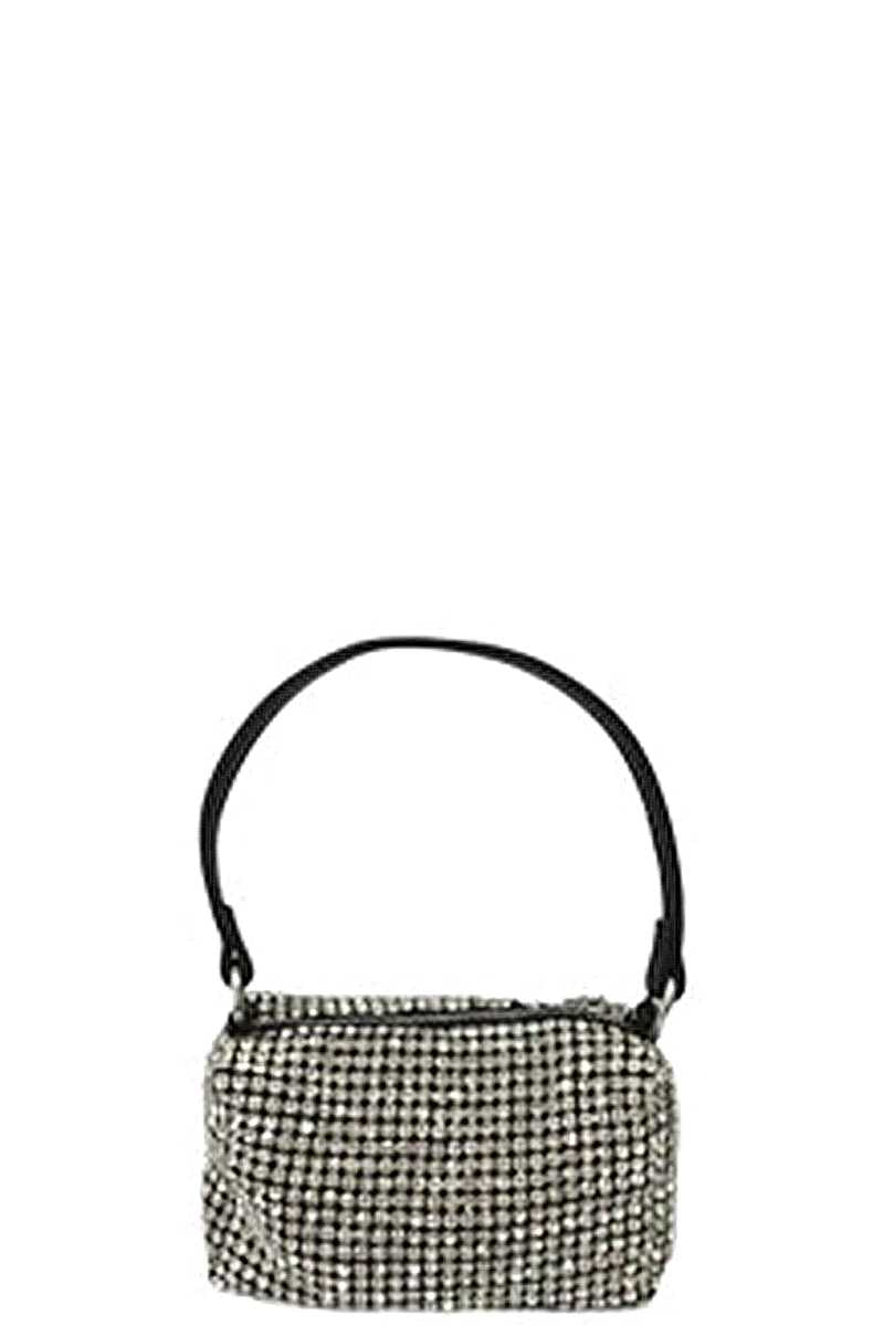 Fashion Chic Rhinestone Handle Clutch Bag Handbags & Purses jehouze