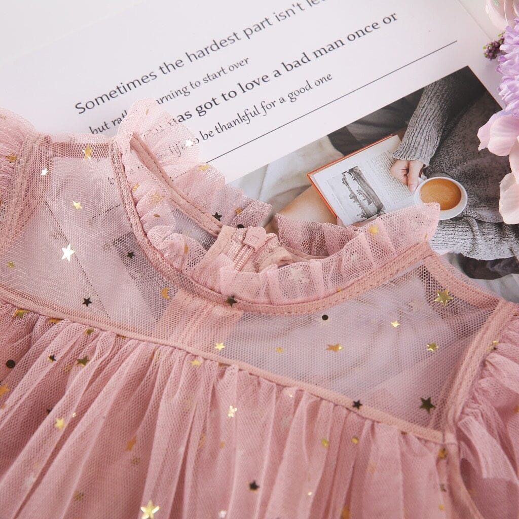 Girls Children Toddler Ruffle Sleeveless Princess Party Ceremony Prom Layered Gown Dress girls dress jehouze 